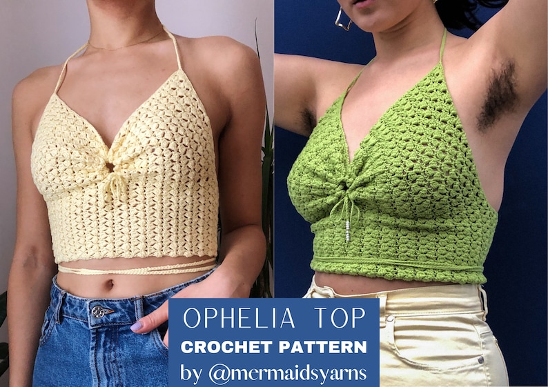 CROCHET PATTERN Ophelia Top Etsy