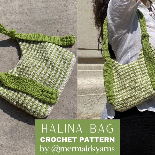 Crochet Pattern PDf file HALINA BAG