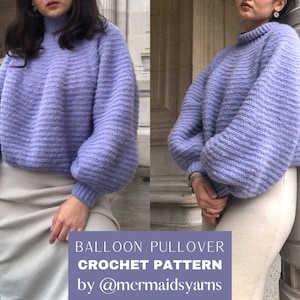 CROCHET PATTERN Balloon Jumper image 1