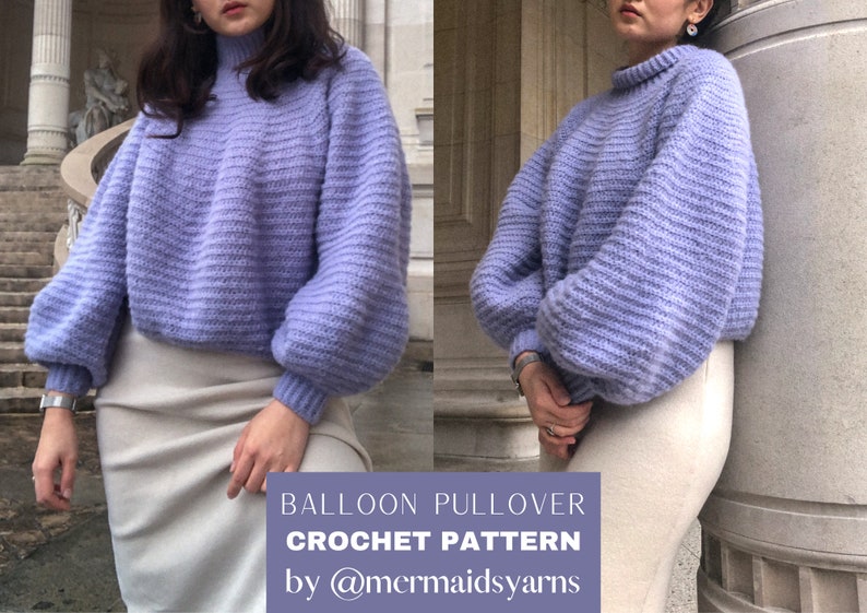 CROCHET PATTERN Balloon Jumper image 1