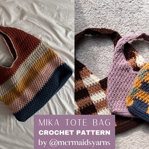 CROCHET PDF PATTERN Mika Tote Bag