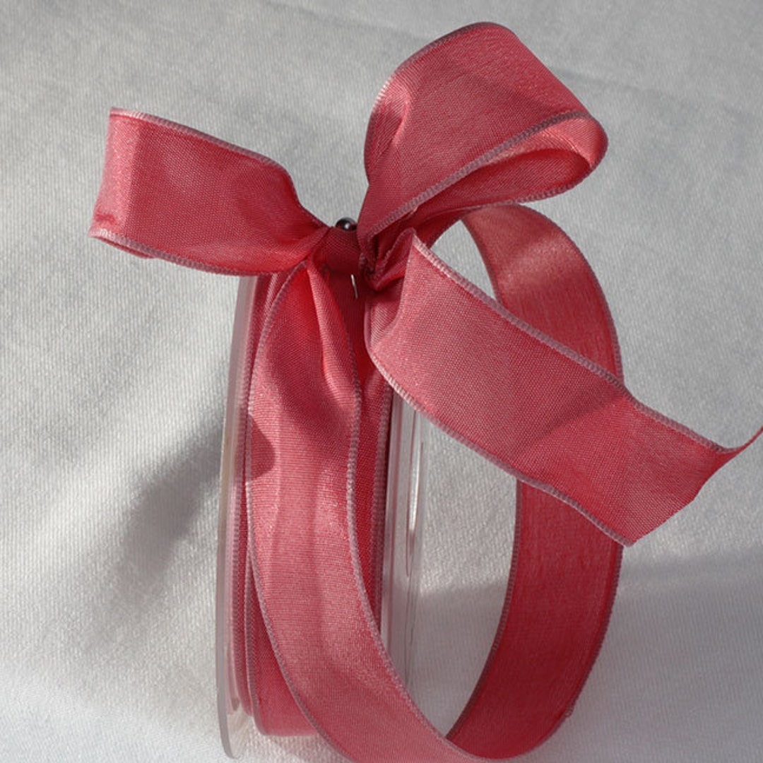 Inta Ribbons Pink Taffeta Ribbon 1 Inch by 27 Yards - Etsy