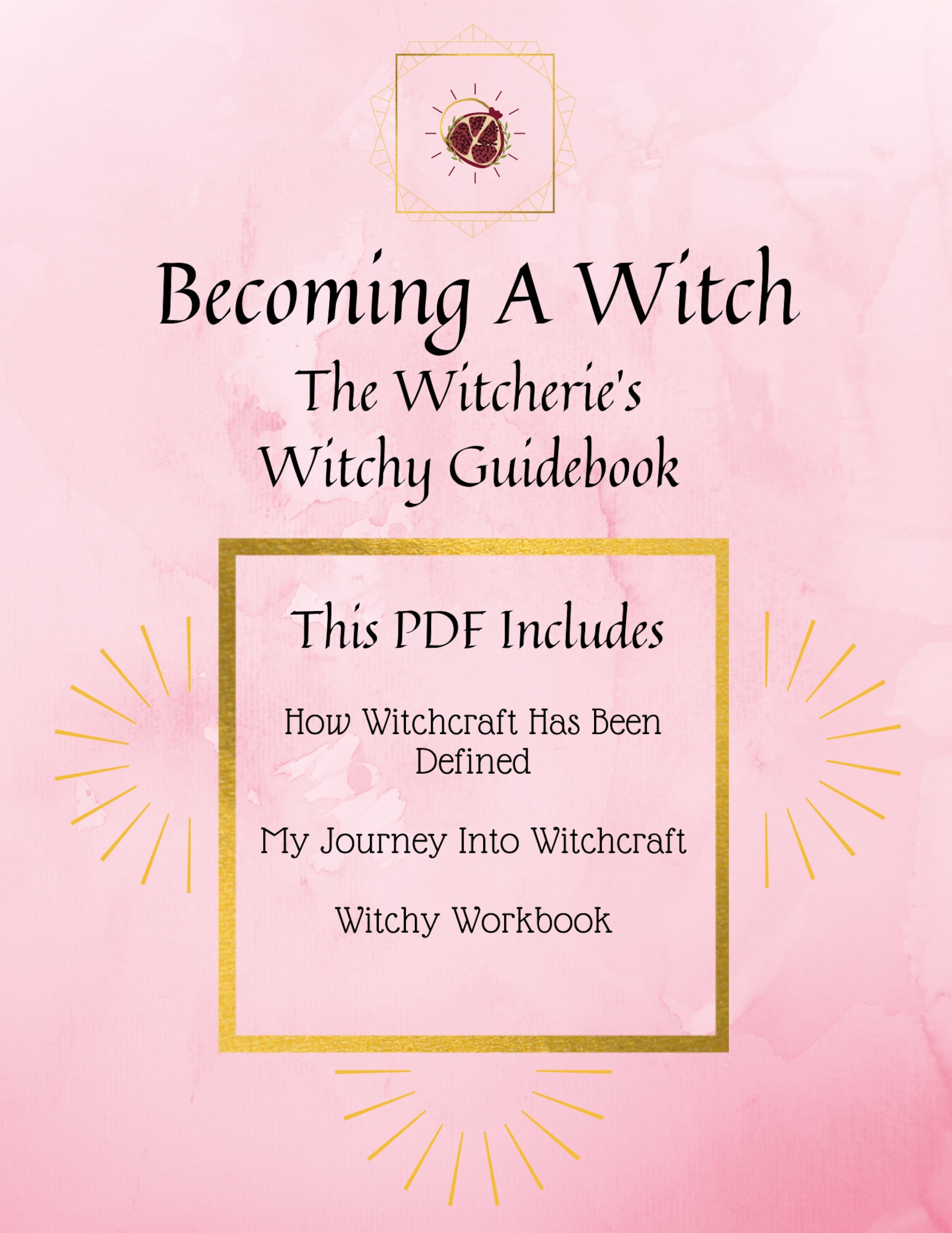 Becoming A Witch Beginner Witch Workbook | Etsy