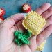 Crochet Italian Ravioli With Basil, Dinner Set for Cooking Fun ...
