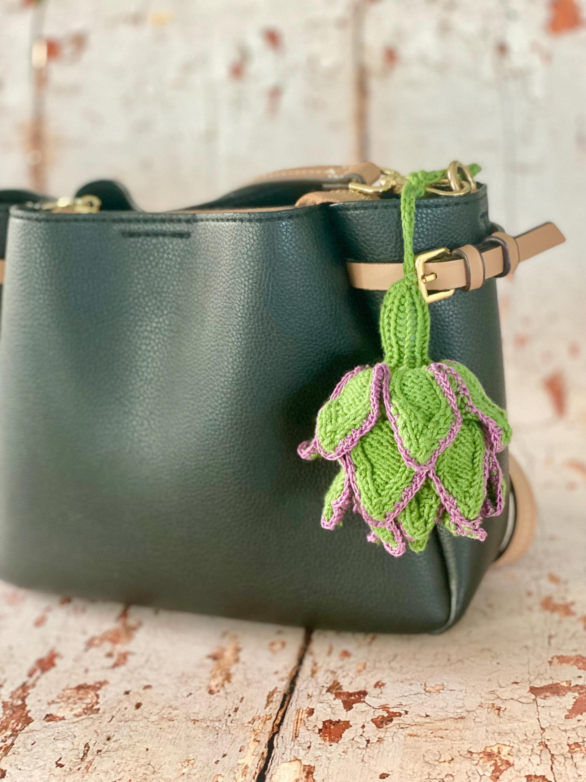 Artichoke Bag Charm - Etsy