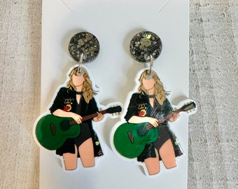 T. Swift acrylic dangle earrings