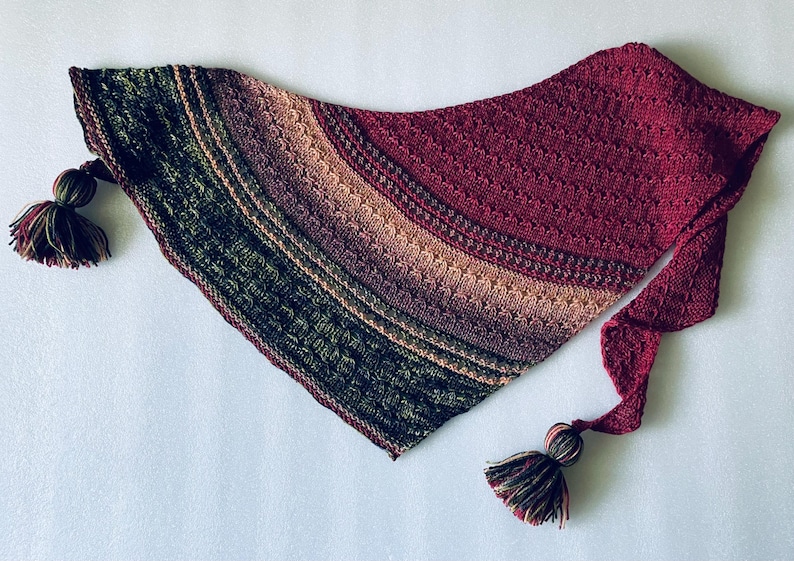 Knitting Pattern: Flowers for Philo Scarf - Etsy