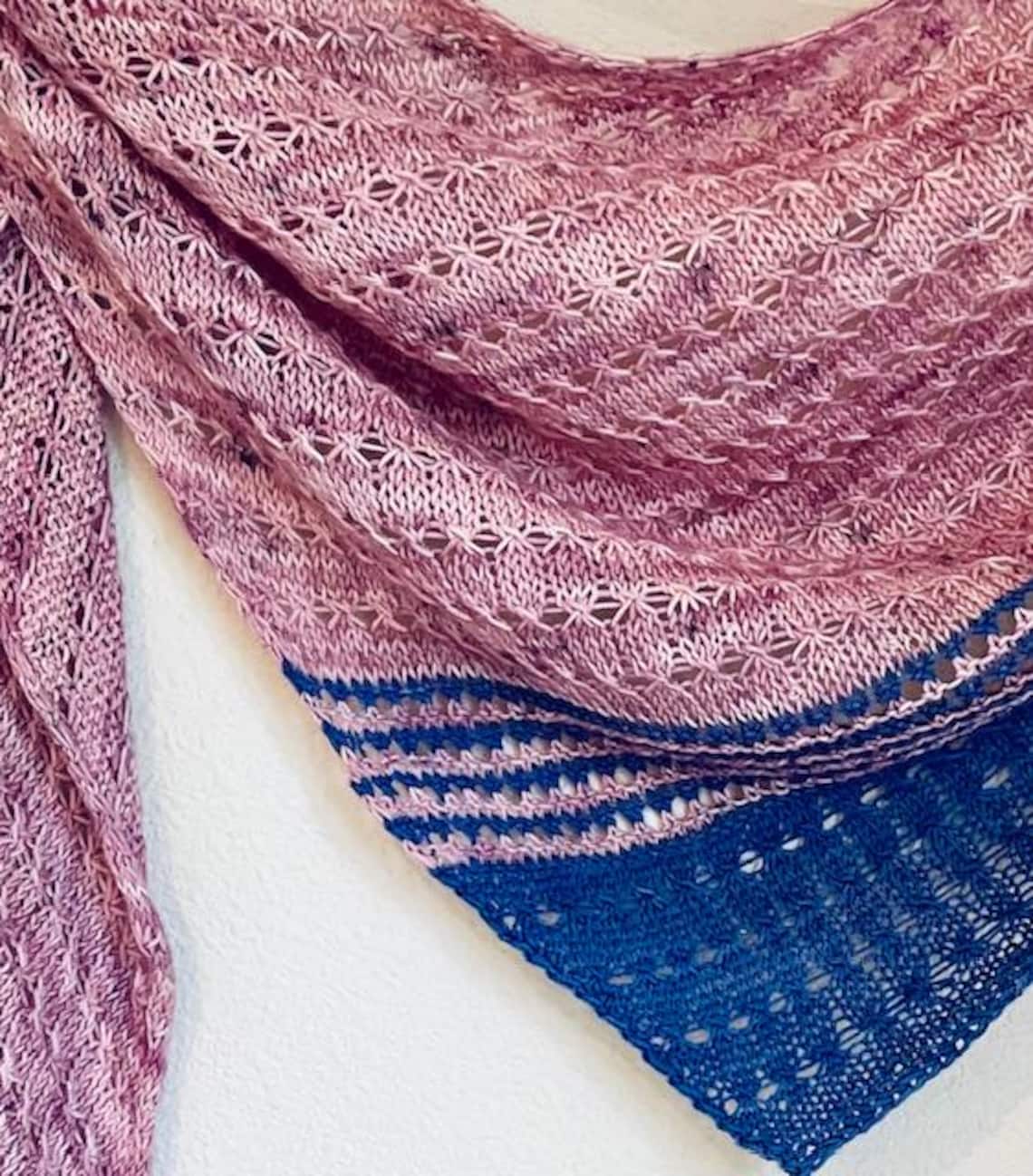 Knitting Pattern: Flowers for Philo Scarf - Etsy