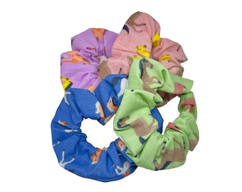 Horse Scrunchies. Pony Hair Ties / Bobble. Adult / Teenager. Birthday Gift. Stocking Filler, Gift for her. Equestrian Accessories