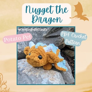 Draken Nugget, POTATIS PET Virkat Amigurumi Mönster
