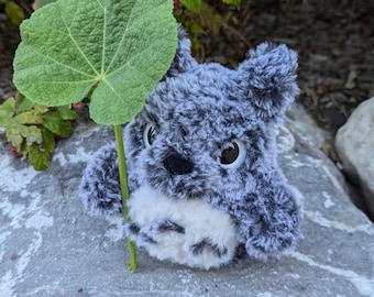 Forest Guardian Crocheted Plushie, Ready To Ship, Neighbor Anime Stuffed Animal, Fluffy Comfort Plush Toy, Tree Forest Troll Ghost