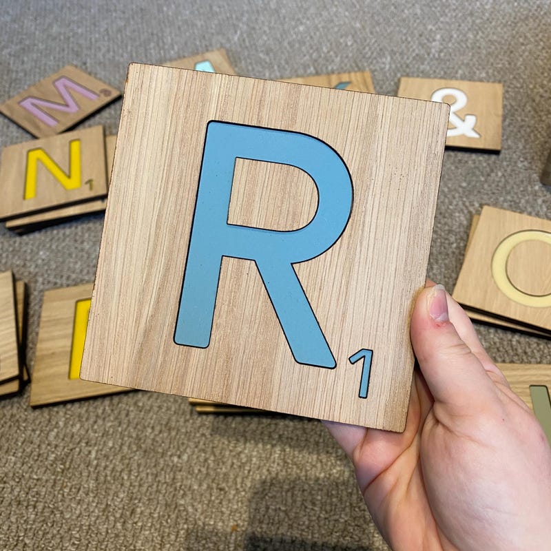 Large Scrabble Tiles - Etsy UK
