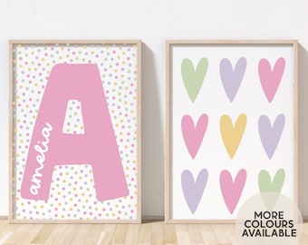 Girls Pastel Print Set | Girls Just Wanna Have Fun | Girls Bedroom Print | Girls Nursery Print | Playroom Print | Girls Decor | UNFRAMED