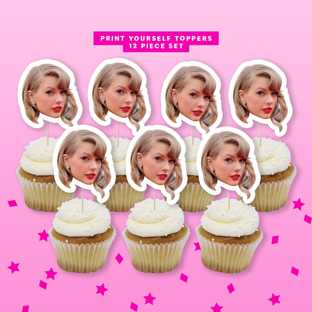 Taylor Swift Digital Download Cupcake Toppers / Printable DIY Etsy