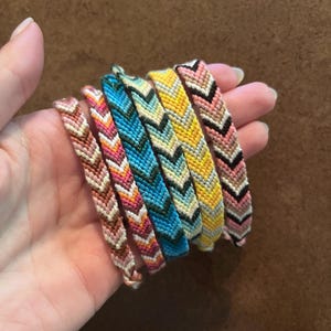 Adjustable Chevron Handmade Friendship Bracelet