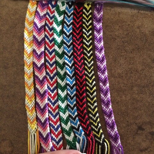 Handmade Arrowhead Aztec Friendship Bracelet - Etsy
