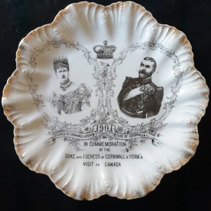 A Plate to Commemorate the visit to Canada by the Duke & Duchess of Cornwall in 1901