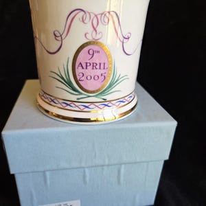 Mug for the Wedding of Prince Charles & Camilla Parker Bowles (A672)