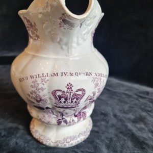 1831 William & Adelaide Coronation Jug (A517)