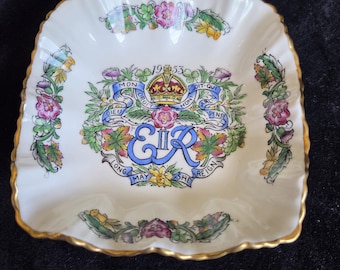 Plato de Hammersley para la coronación de 1953 (A626)
