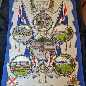 Pano de prato do Jubileu de Prata de 1977 (A325)