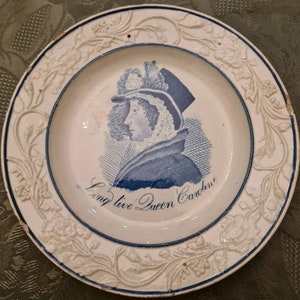 Plate Commemorating Queen Caroline c1821 (A352)