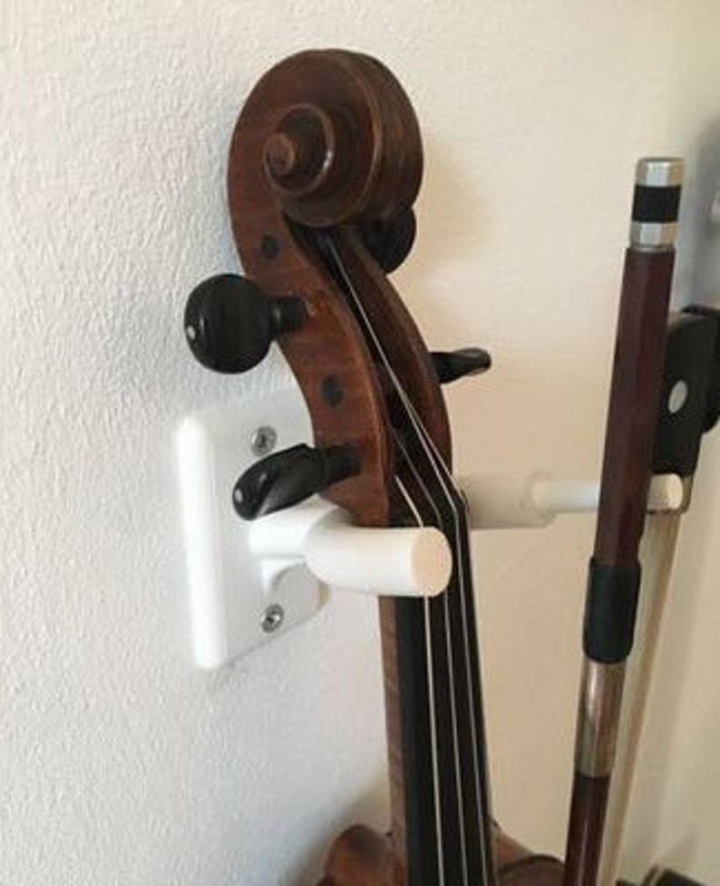 Violin or Viola Wall Mount Hanger Instrument Holder Etsy