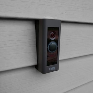 Ring Wired Doorbell Plus (Formerly Video Doorbell Pro) Vinyl Siding Mount - Angle Adjustment Wedge Doorbell Wall Mount