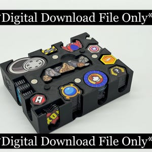 Marvel United Multiverse Kickstarter (temporada 3) Porta-fichas de plástico *DESCARGA DIGITAL* (No oficial, hecho por fans)