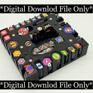 Porta-fichas de plástico de las temporadas 1, 2 y 3 de Kickstarter de Marvel United *DESCARGA DIGITAL* (no oficial, hecho por fans)
