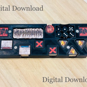 Zombicide Green Horde Token Holder *DIGITAL DOWNLOAD* (Unofficial-Fan Made)