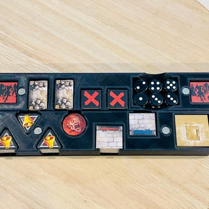 Zombicide Black Plague Token Holder (Unofficial-Fan Made)