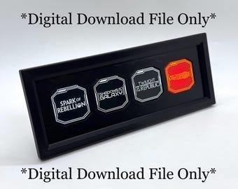 Gamegenic Star Wars Unlimited Origin Token Display *DIGITAL DOWNLOAD* (Inofficial-Fan Made)