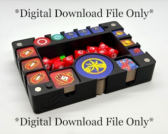 ALLIANCES Marvel Crisis Protocol Cardboard Tokens Holder *DIGITAL DOWNLOAD* (Unofficial-Fan Made)
