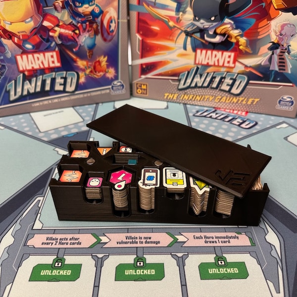 Marvel United First Kickstarter Token Holder (Unofficial-Fan Made)