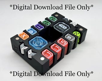 Deluxe Premium Gamegenic Star Wars Unlimited Tokenhalter *DIGITALER DOWNLOAD* (Inofficial-Fan Made)