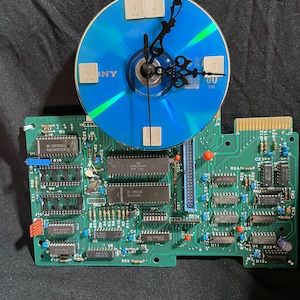 recycle computer desk clock