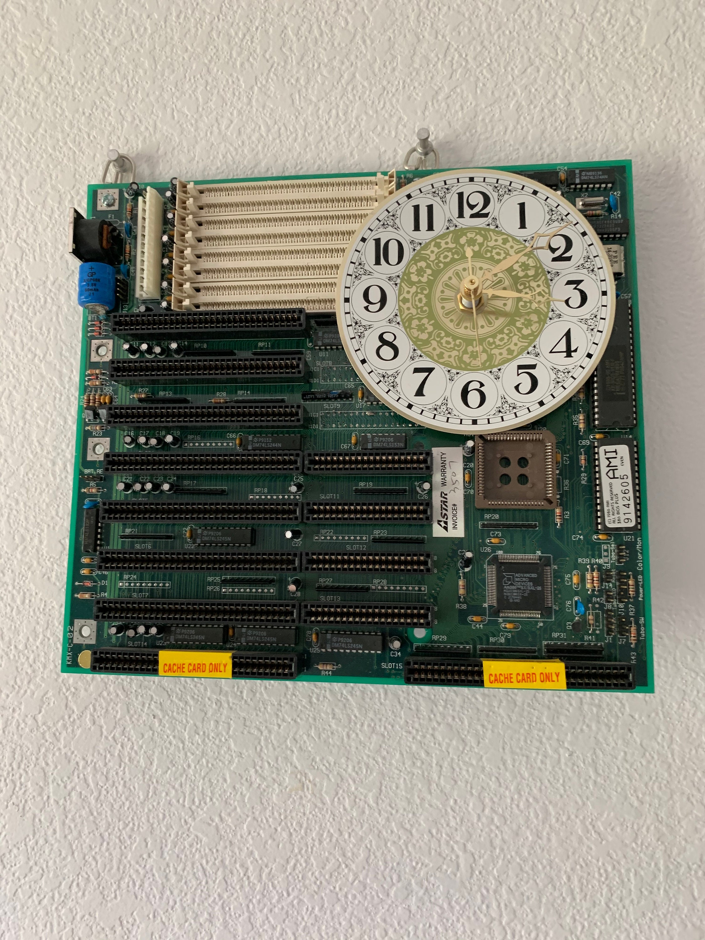 Up-cycled Computer Parts Clock - Etsy