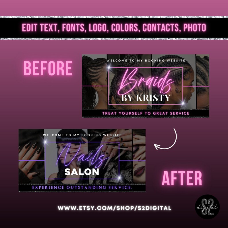 Braid Acuity Scheduling Template, Hair Braider Website Template,braids ...