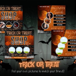 Halloween Instagram Flyers Bundle,diy Social Media Halloween Flyer ...