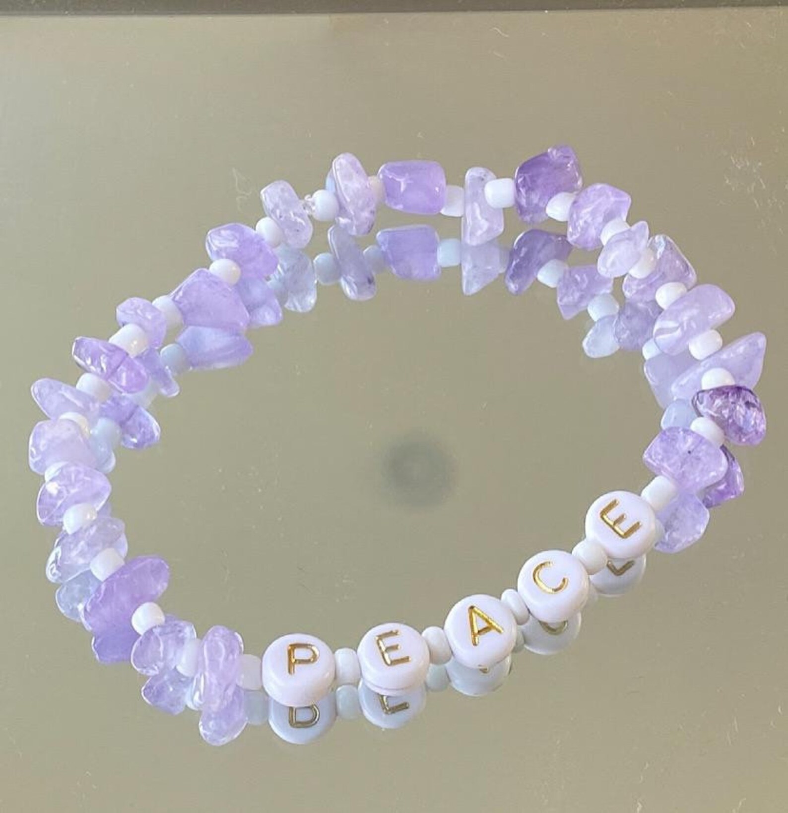 Personalised Healing Bracelet Etsy