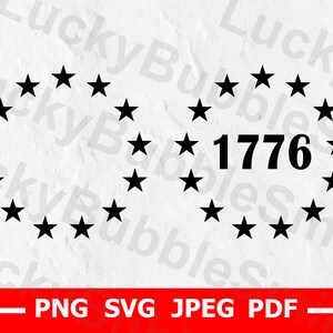 13 estrelas em círculo, Betsy Ross Union svg, png, jpeg,pdf Arquivos imprimíveis para American Patriot, Cricut, arquivo de corte, Silhouette