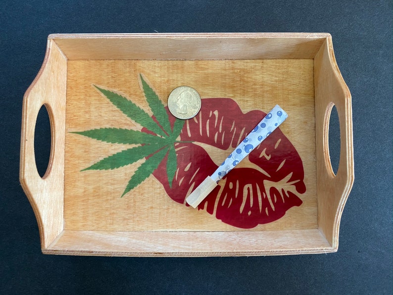 Wooden Rolling Tray Small Etsy