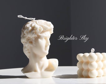 David Sculpture Candle|Birthday Gift|Candle Gift Ideas|Soy Candle|personalized gifts|best friend gifts|candles|home decor|self gift