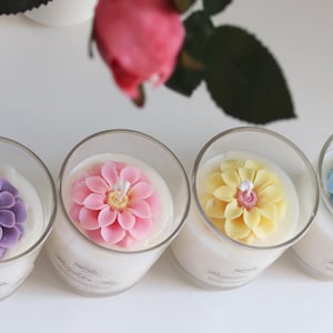 FlowerCandle|personalized gifts|best friend gifts|candles|home decor|self gift|birthday gift|gift for her|cute candles|flower candles|pillar