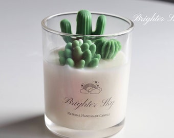 Succulent Candle|personalized gifts|best friend gifts|Mother's Day gift|home decor|self gift|birthday gift|gift for her|cute candles|cactus