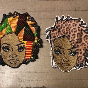 Applique Black Beauty Patchs| Iron-On Adhesive Backing