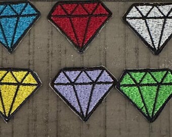 Small Diamond Patches|Croc Patch|Trucker Hat Pa| Iron On