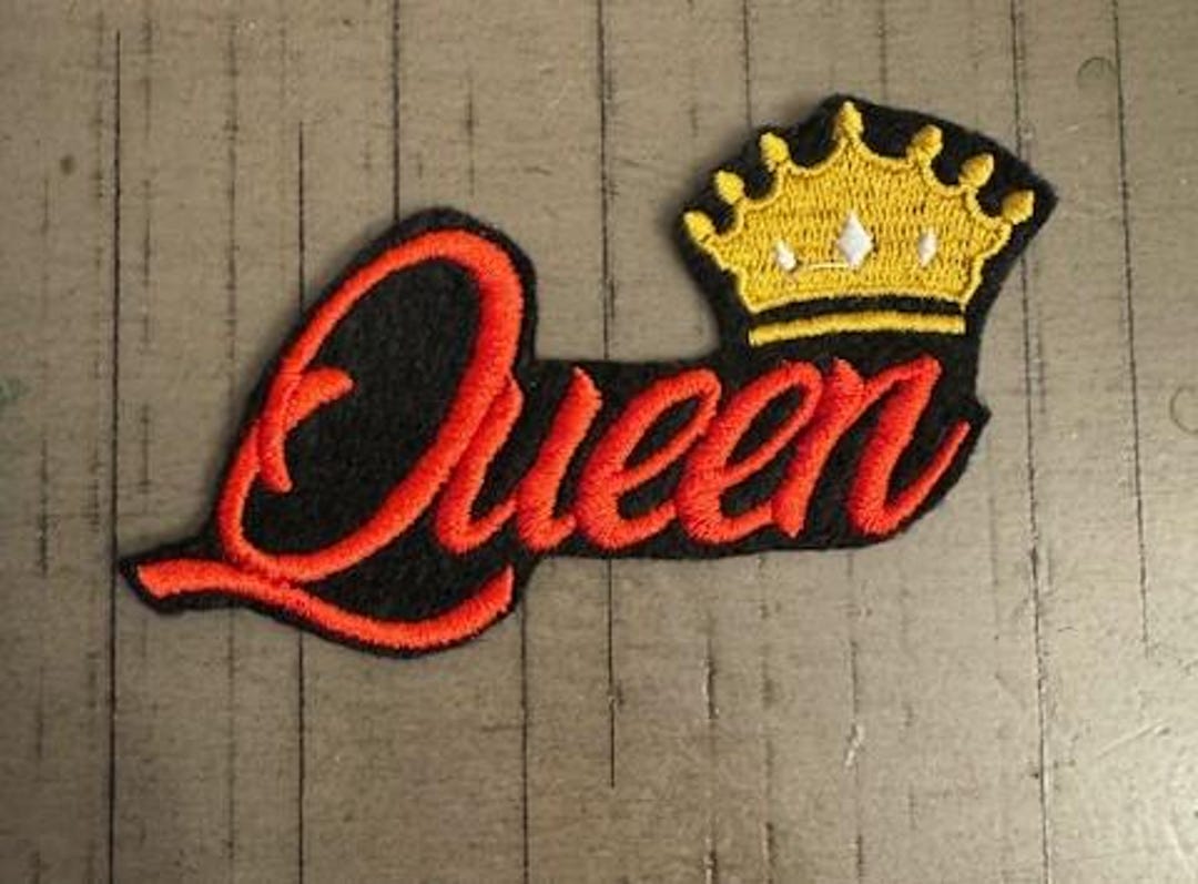 Queen Patch| Iron-on|queen With the Crown - Etsy