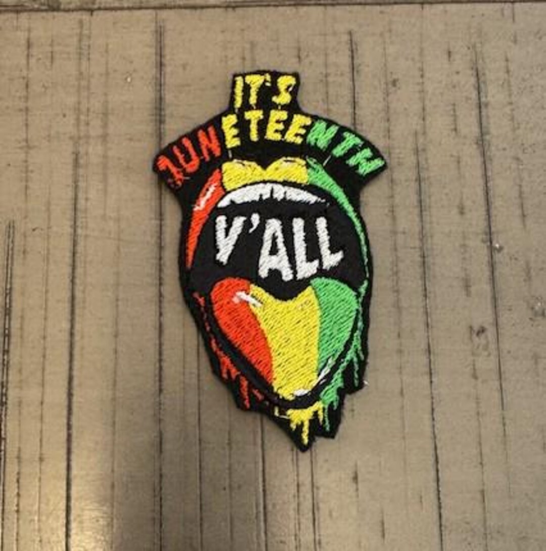Juneteenth Patch Juneteenth Patch|adhesive Backing Iron-on| - Etsy
